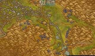 魔兽世界矿点分布图