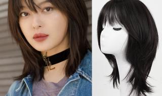 圆脸直发发型图片